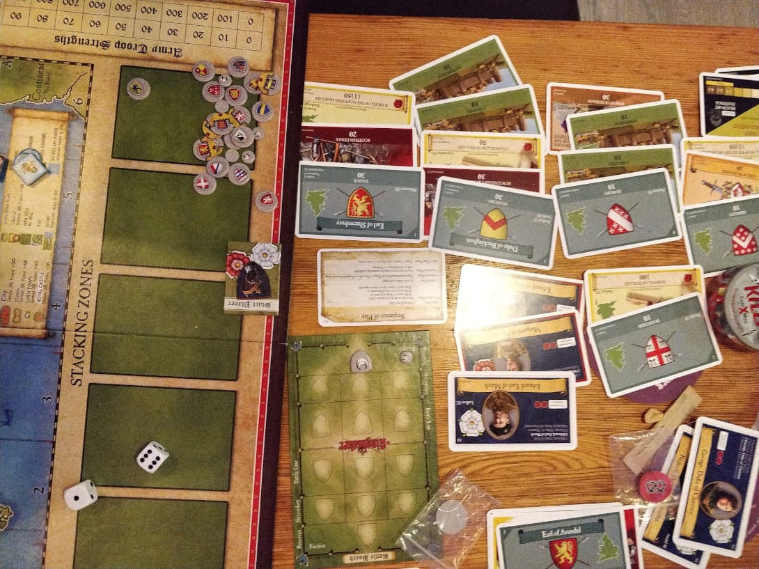A game of Kingmaker at Snacks and Ladders, Newport