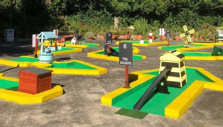 Rylstone Gardens crazy golf course in Shanklin